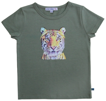 T-Shirt mit Tiger aus Bio-Baumwolle von Enfant Terrible